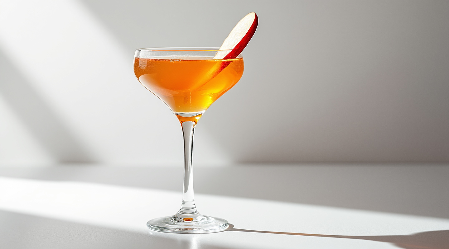 Webber Cocktail in a martini glass