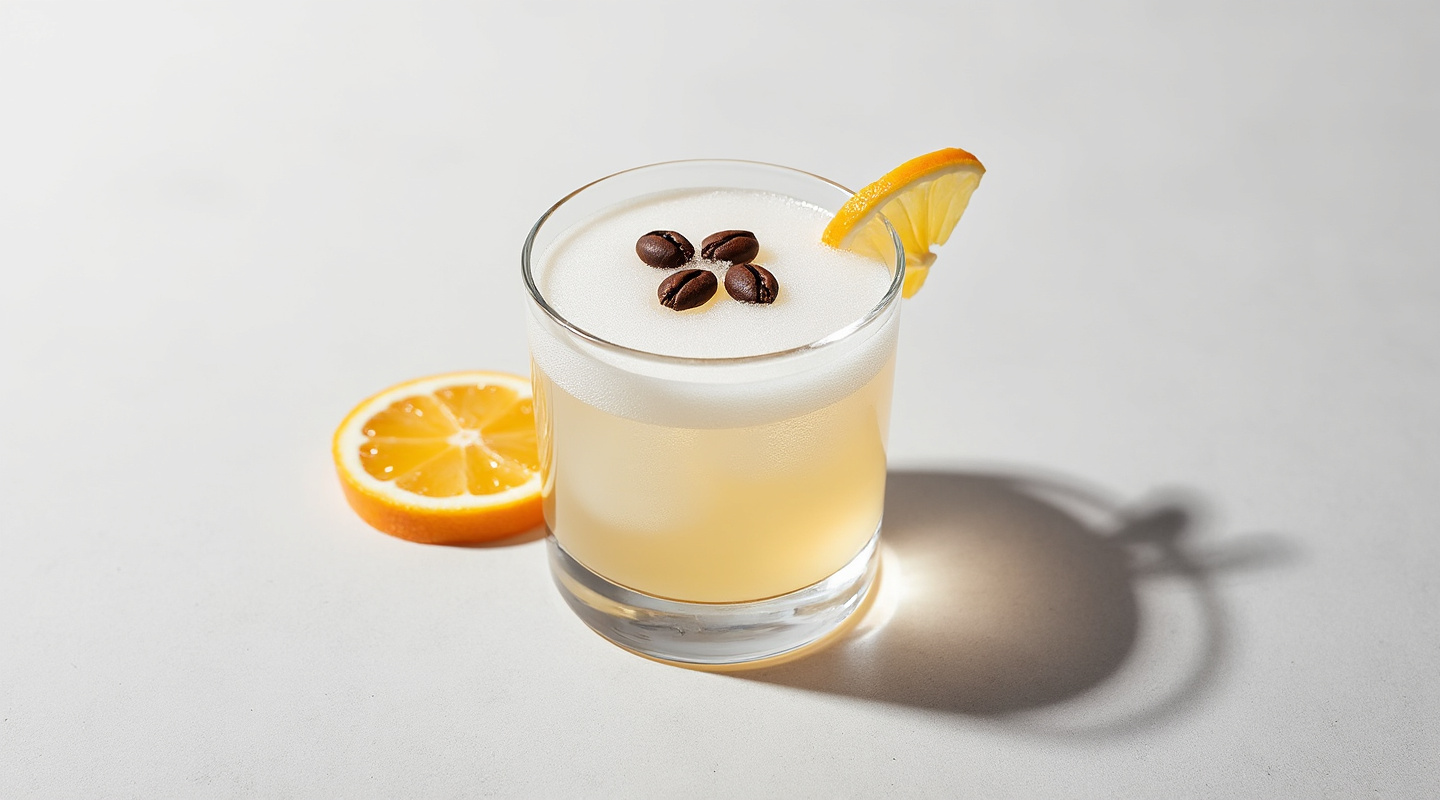 New York Minute cocktail in a coupe glass