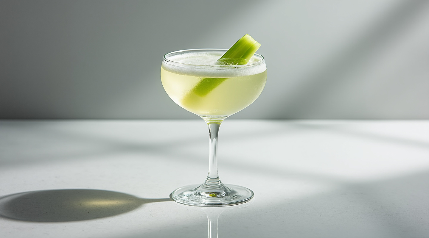 Celery Sour Cocktail