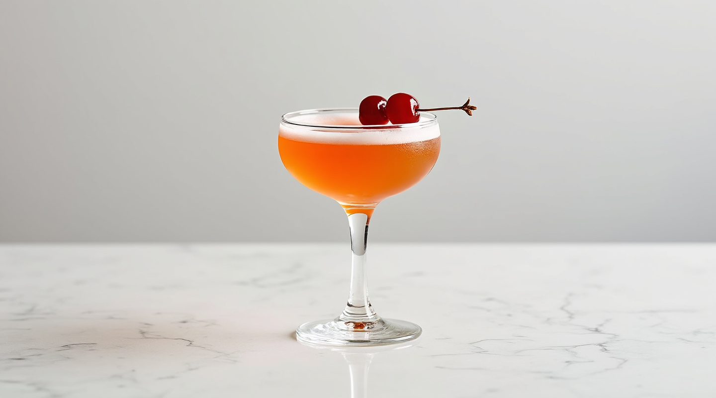 Vanessa Polk cocktail in a Nick & Nora glass