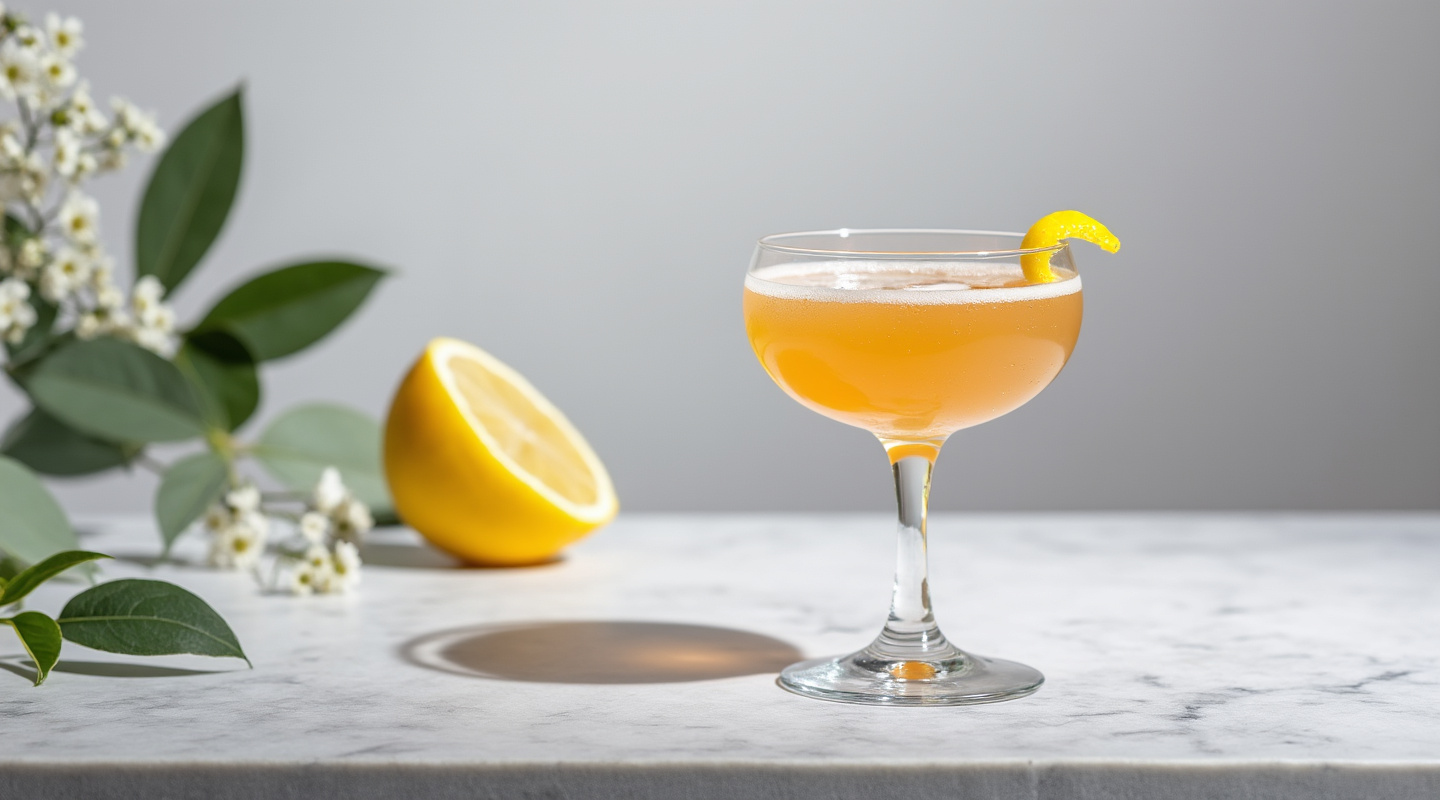 Arsenic & Old Lace in a chilled Coupe glass