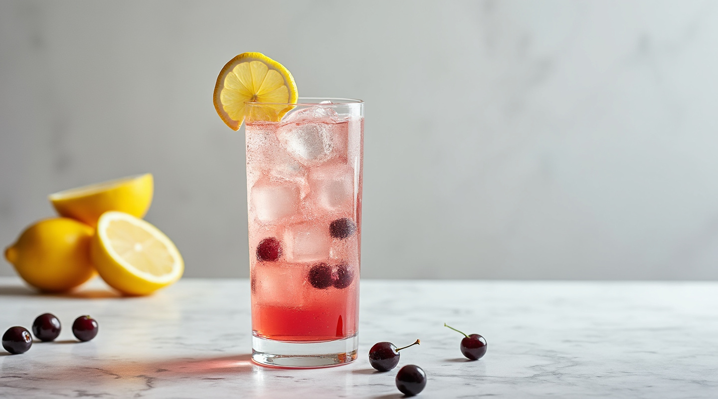 Ostend Fizz Cocktail in a Highball Glass