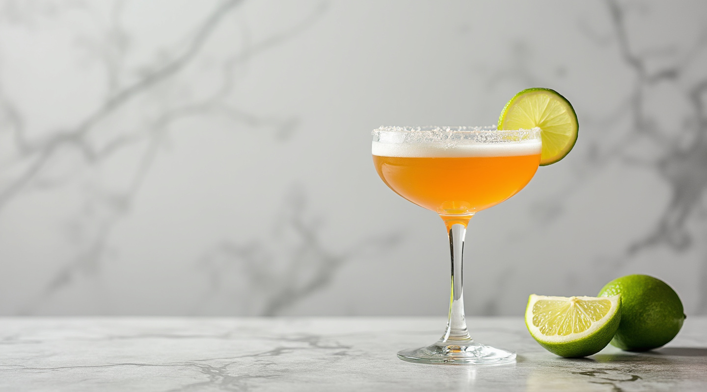 Honeyed Maria Theresa in a coupe glass