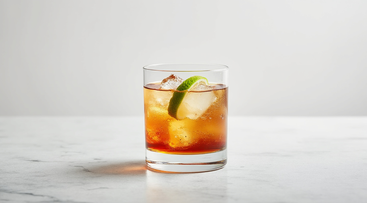 Havana Cobbler cocktail served in an Old-fashioned glass with crushed ice.