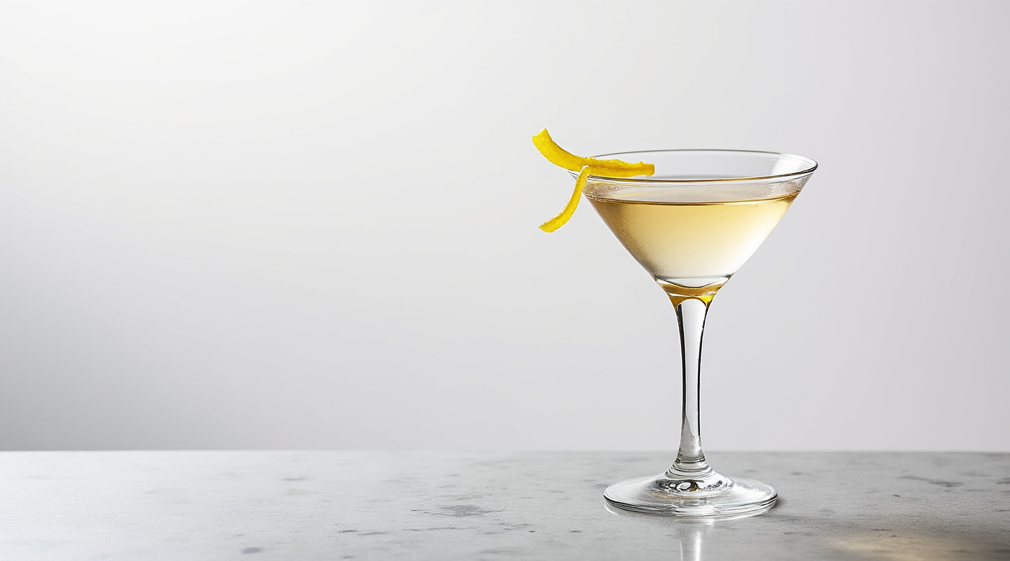 Modernista cocktail in a martini glass