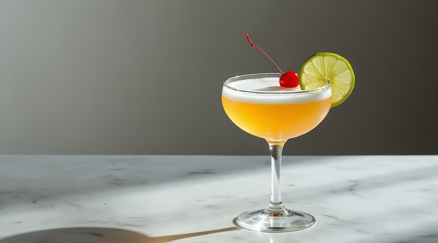 Zamboanga Zeinie cocktail in a Coupe glass