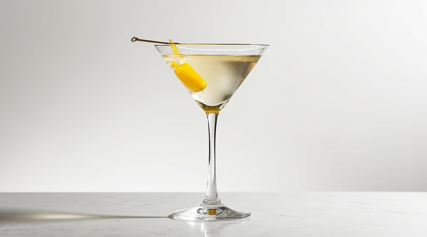 Reverse Martini cocktail served in a chilled Martini glass