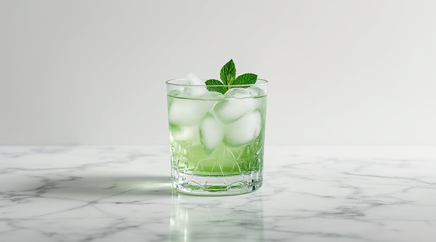 Absinthe Frappé in a chilled Old-fashioned glass
