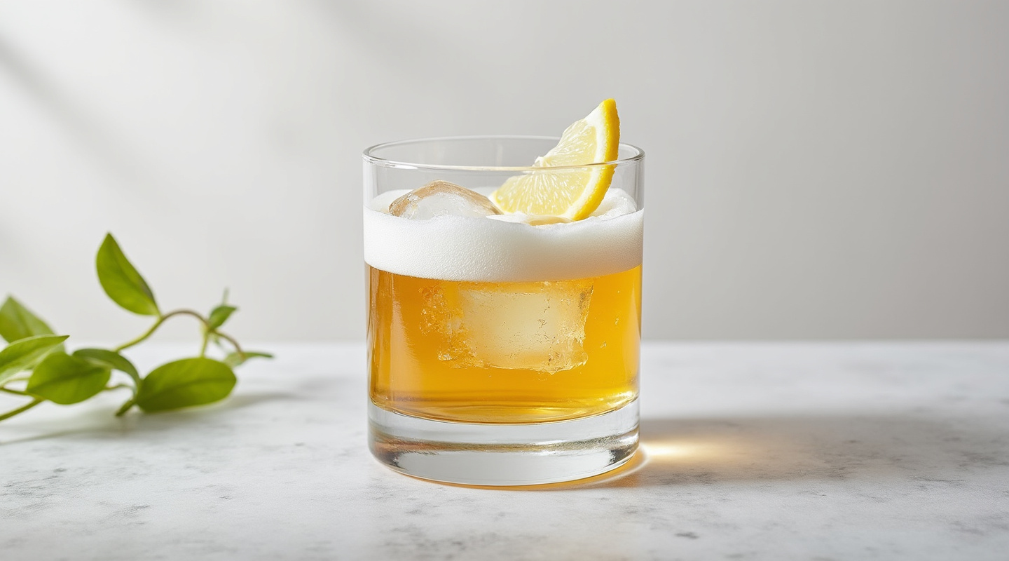 Smoked Salty Sour Cocktail