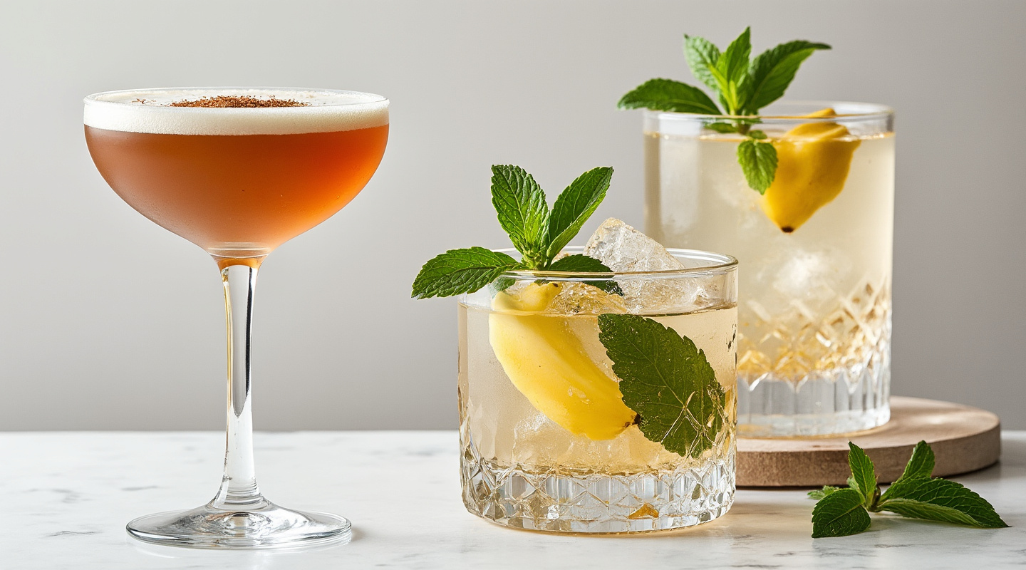 Tales of Eight Cocktail with Mint and Prosecco