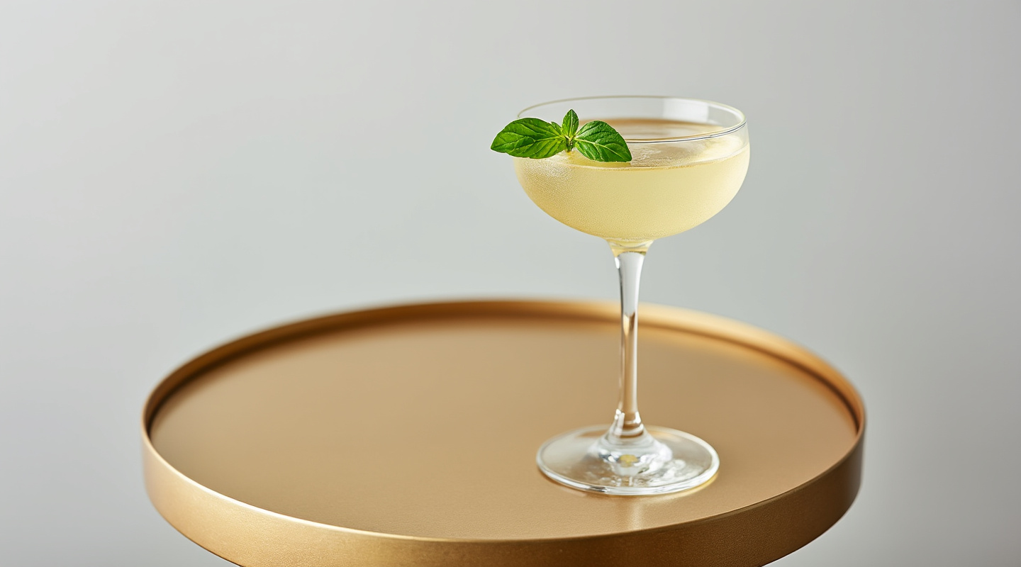 The Dante cocktail in a coupe glass