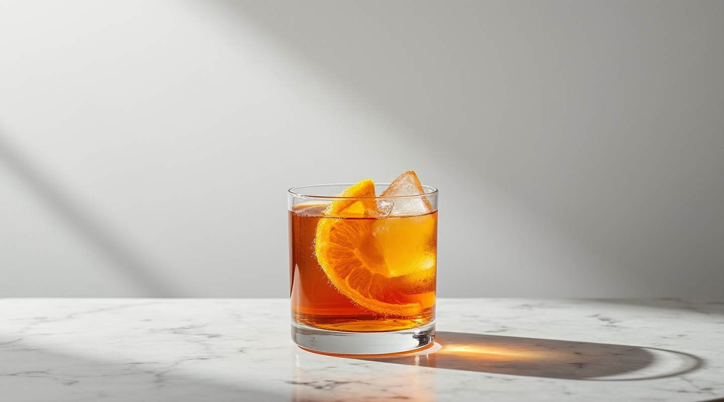 A sophisticated, aromatic cocktail with a bitter-sweet profile
