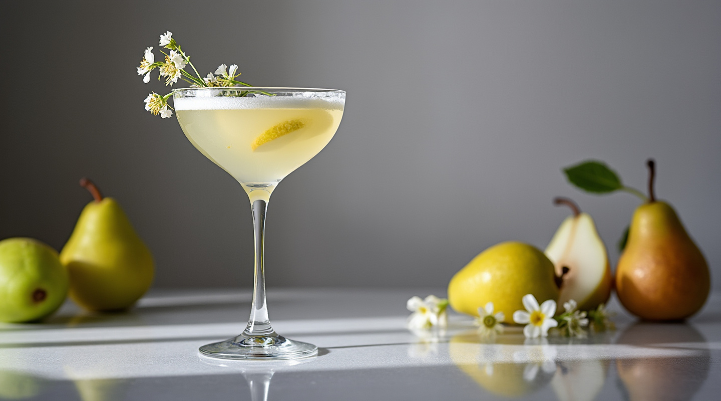 Pear & Elderflower Martini