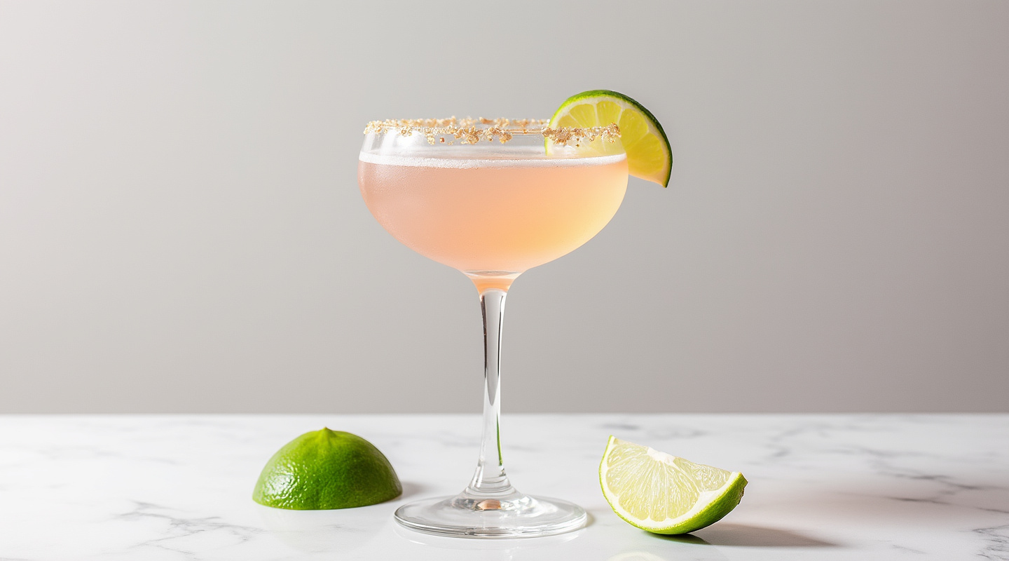La Rosa Margarita in a Coupe glass