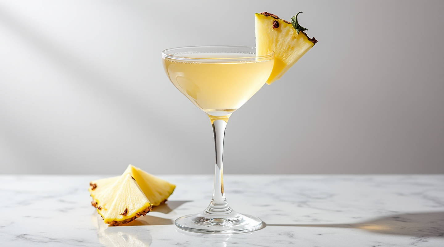 The Flo Ziegfeld cocktail in a Martini glass