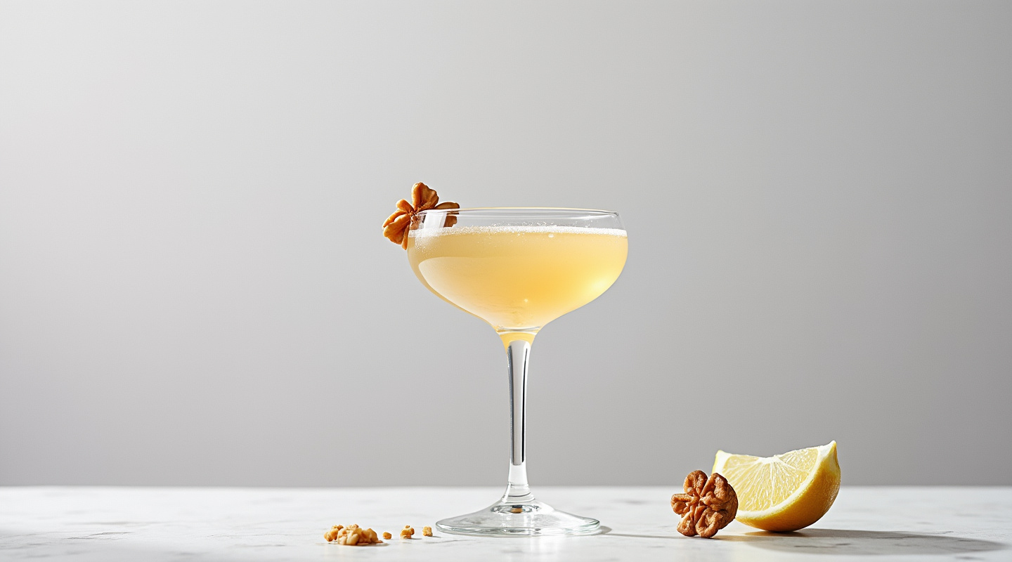 A chilled Nuez Daiquiri in a coupe glass