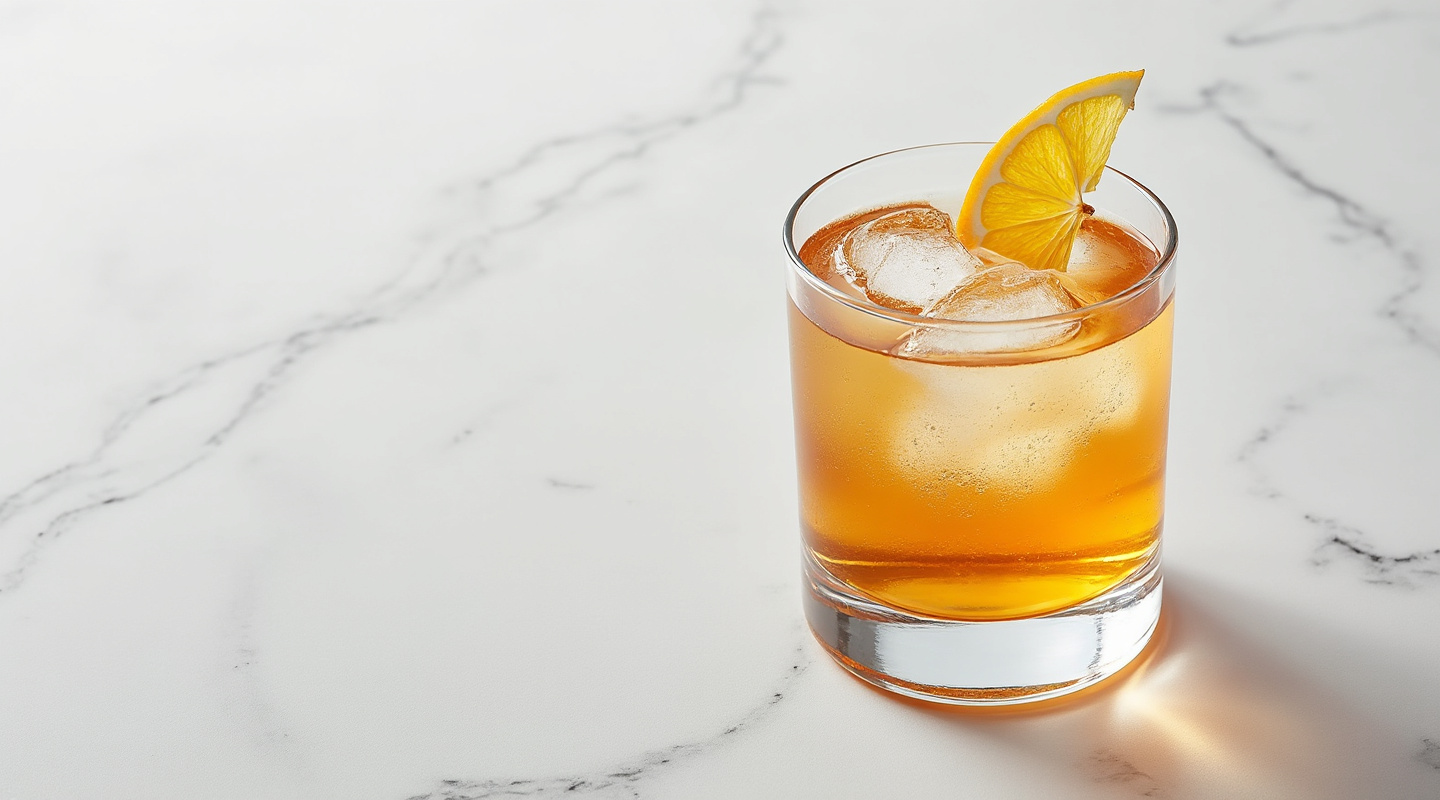 Ocean Cable Cocktail in a Nick & Nora glass