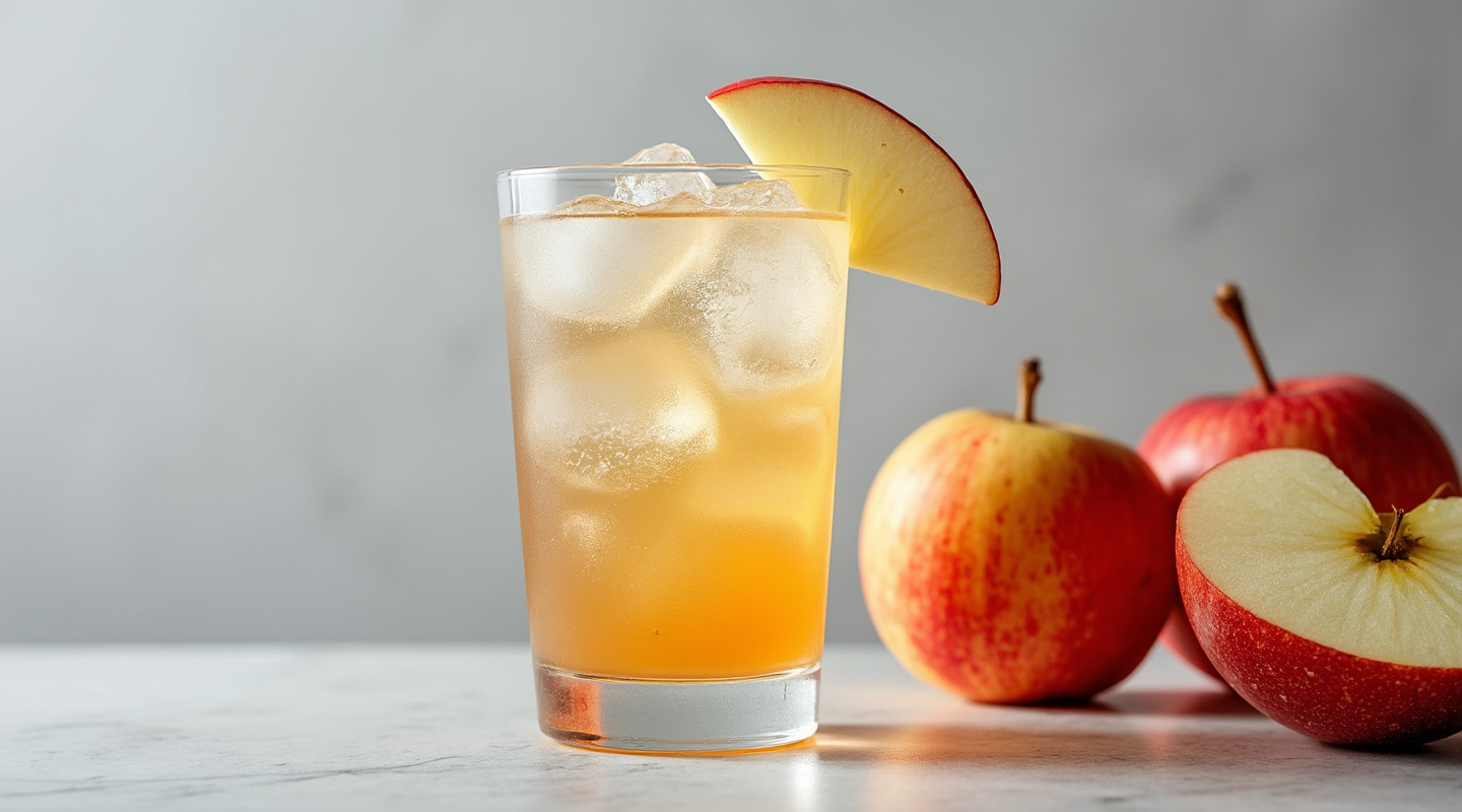 Orchard Breeze cocktail in a Collins glass