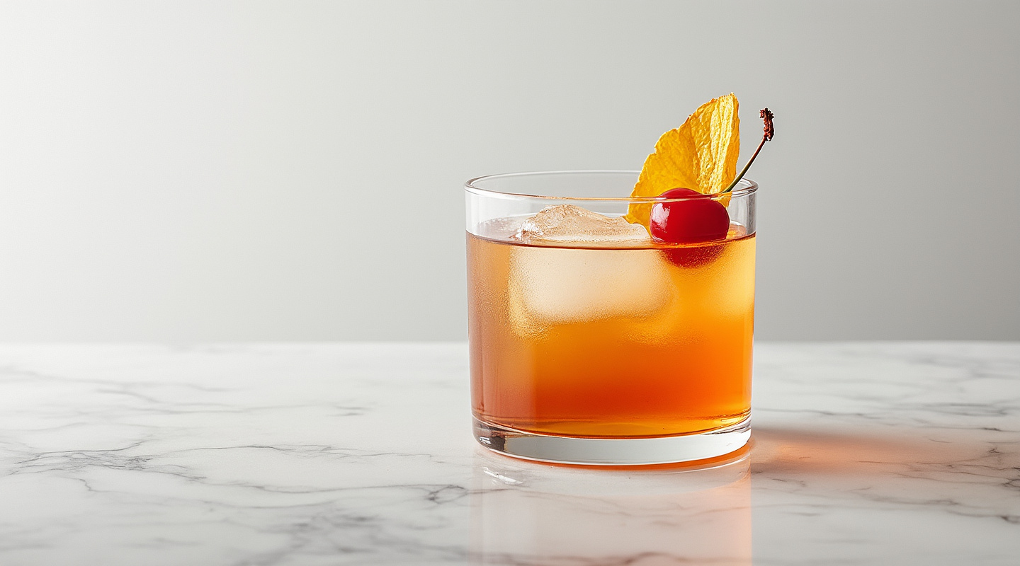 Harvest Cocktail served in a Nick & Nora glass