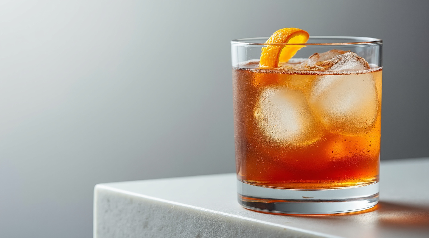Doubloon Cocktail in an Old-fashioned Glass