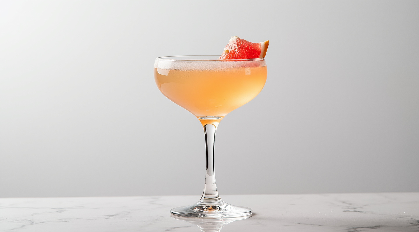 Santana cocktail in a coupe glass