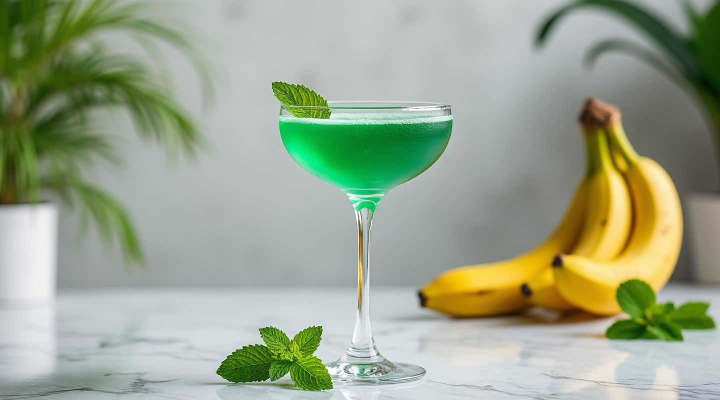 Emerald Banana Cocktail