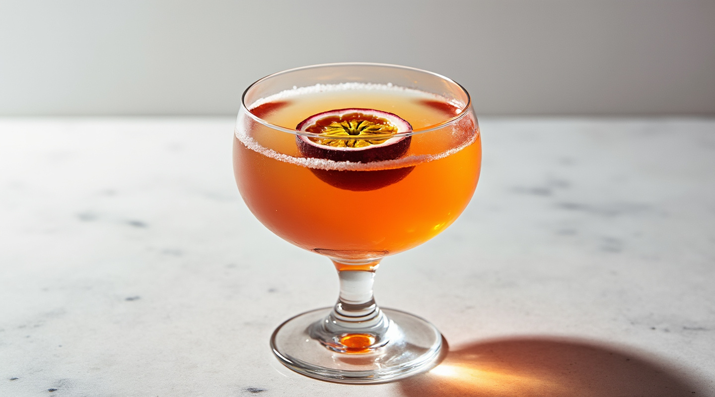 Gargoyle No. 2 Cocktail with Passion Fruit