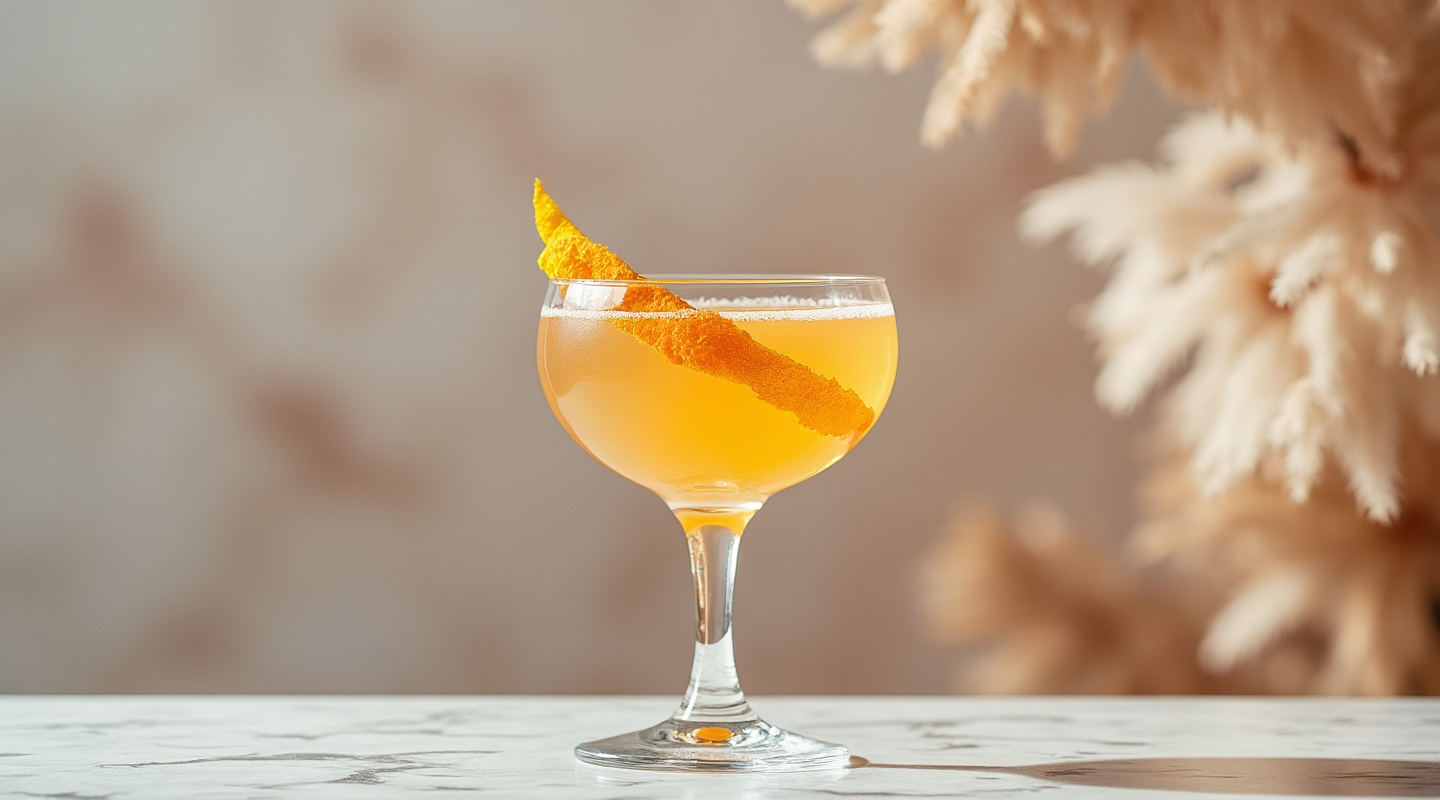 Day Bell cocktail in a coupe glass