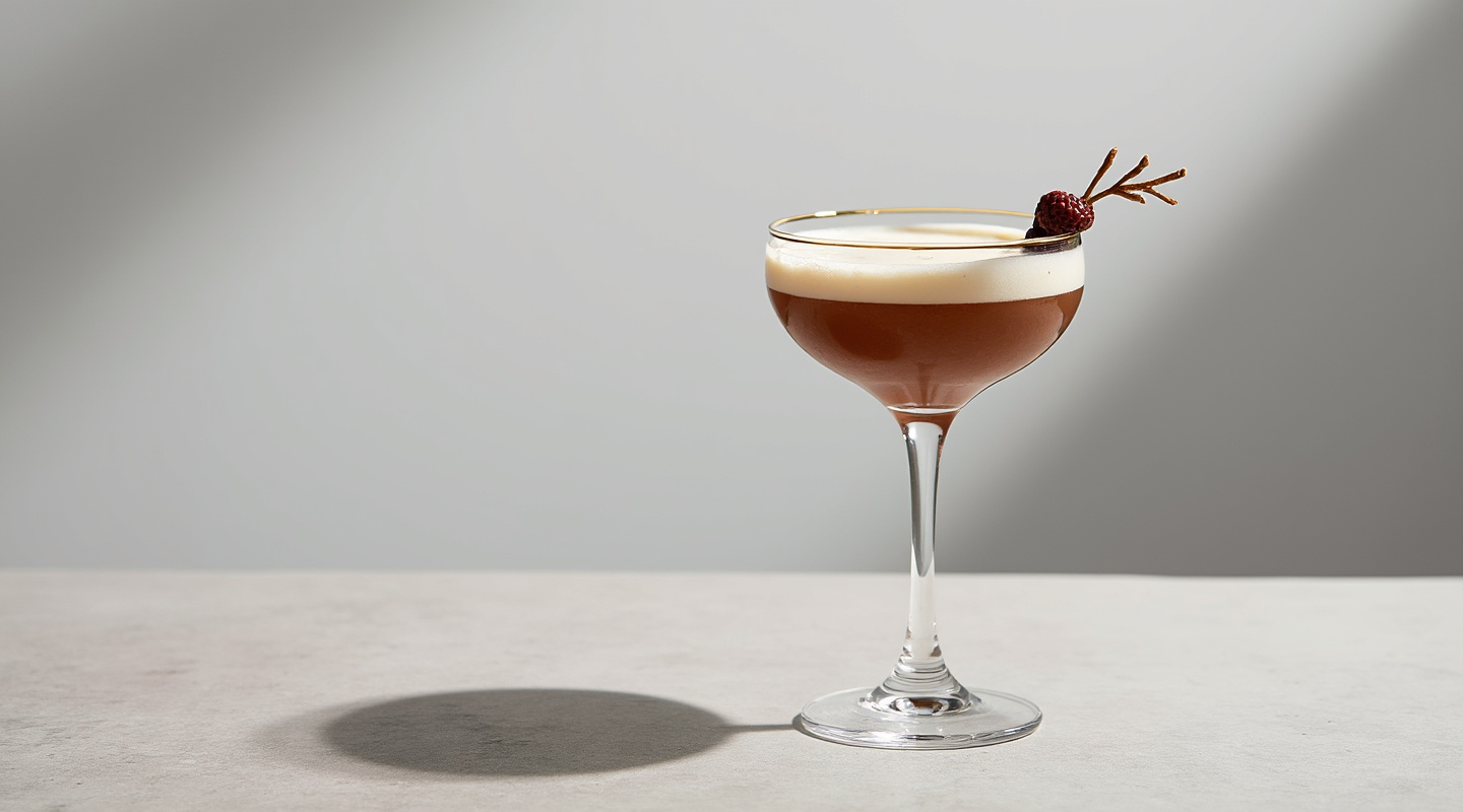 Mad Monk Milkshake cocktail in a Collins glass