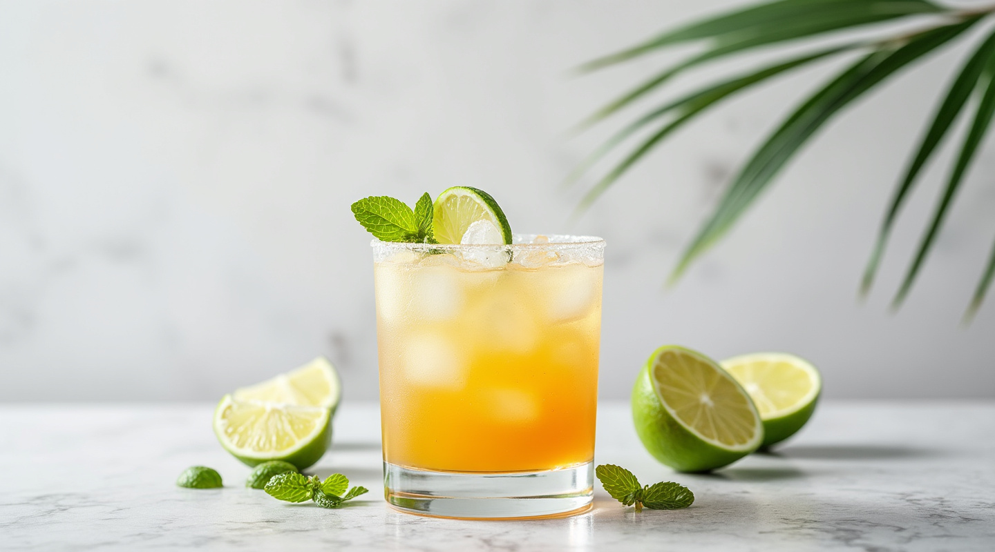 Mexican Surfer Cocktail in a coupe glass