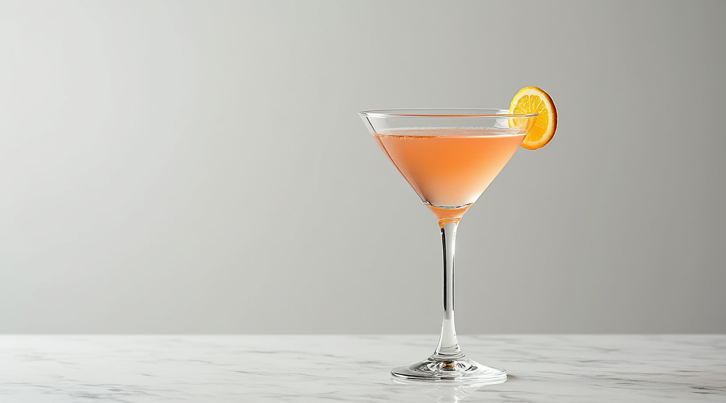 Oh Gosh! cocktail in a Martini glass