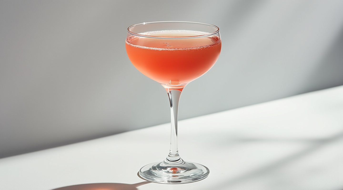 Oriental Tartini served in a chilled coupe glass