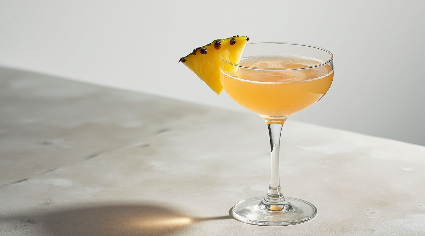 Pago Pago Cocktail in a Coupe glass