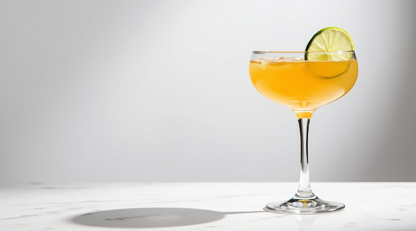 Esmeralda Cocktail in a Coupe Glass
