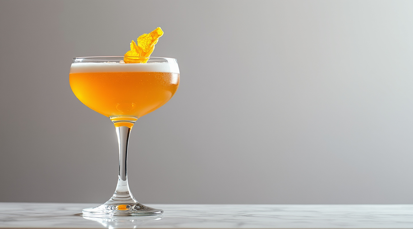 President cocktail in a coupe glass