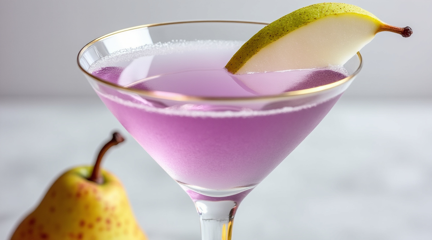 Purple Pear Martini