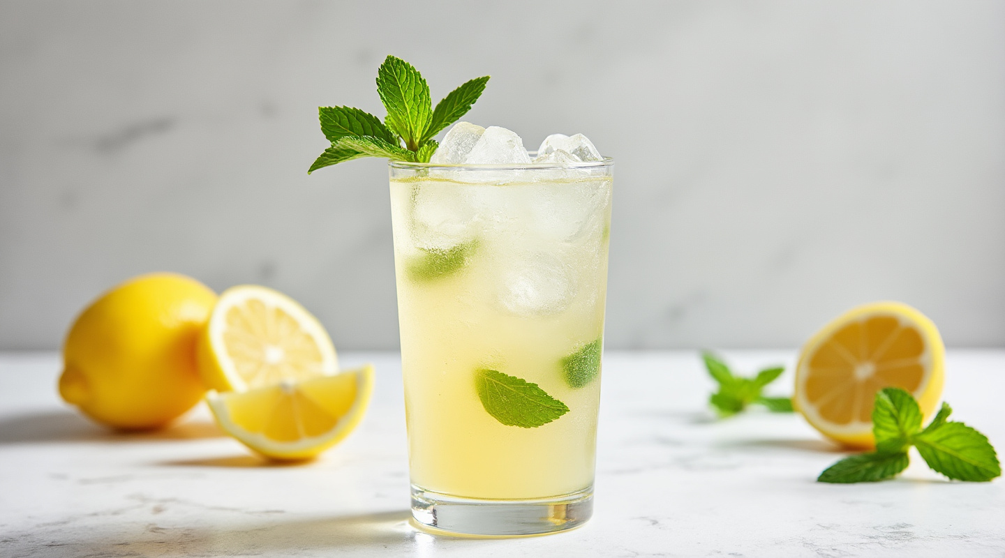 Ray's Hard Lemonade in a Collins glass