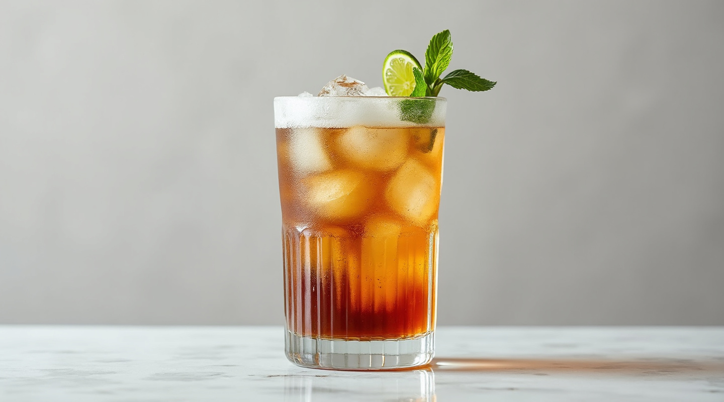 Bartender's Root Beer in a Collins glass