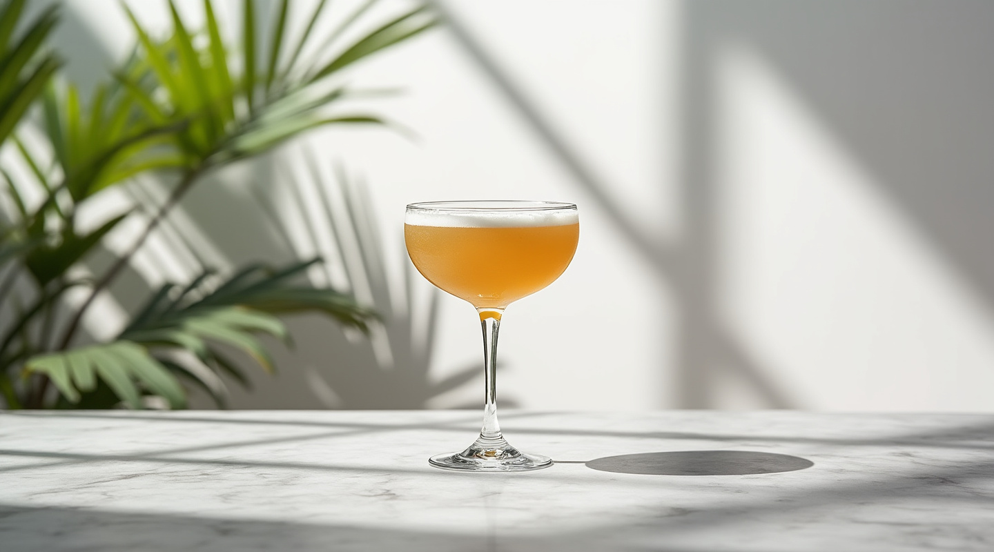 Sandygaff cocktail served in a glass filled with half stout beer and half ginger ale