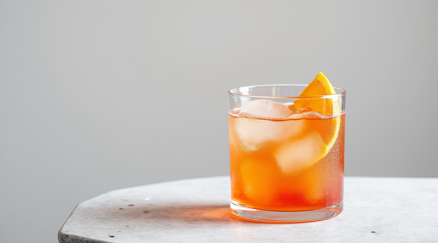Le Sang cocktail in a glass