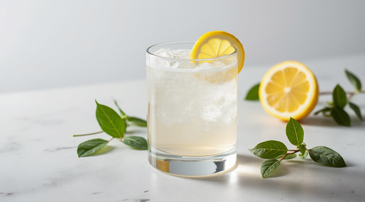 Silver Fizz Cocktail